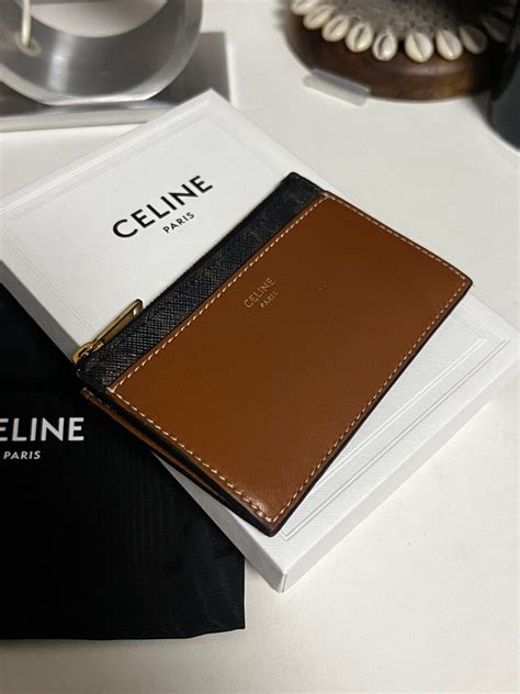 celine card holder men's|Celine card holder triomphe.